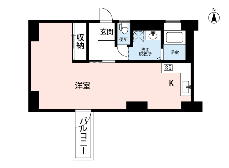 ※募集終了【空室募集中】502号室（1R）